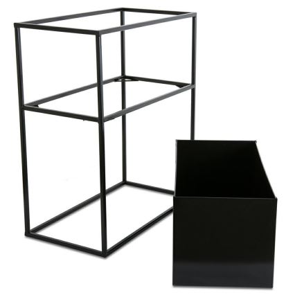Suport pentru flori 50x44 cm negru