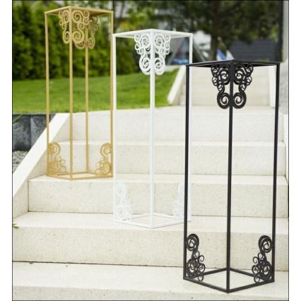 Suport pentru flori 60x24 cm negru