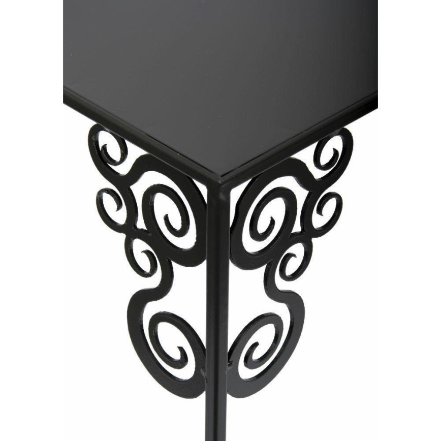 Suport pentru flori 60x24 cm negru