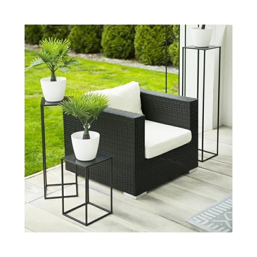 Suport pentru flori 70x24 cm negru