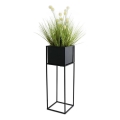 Suport pentru flori 70x24 cm negru