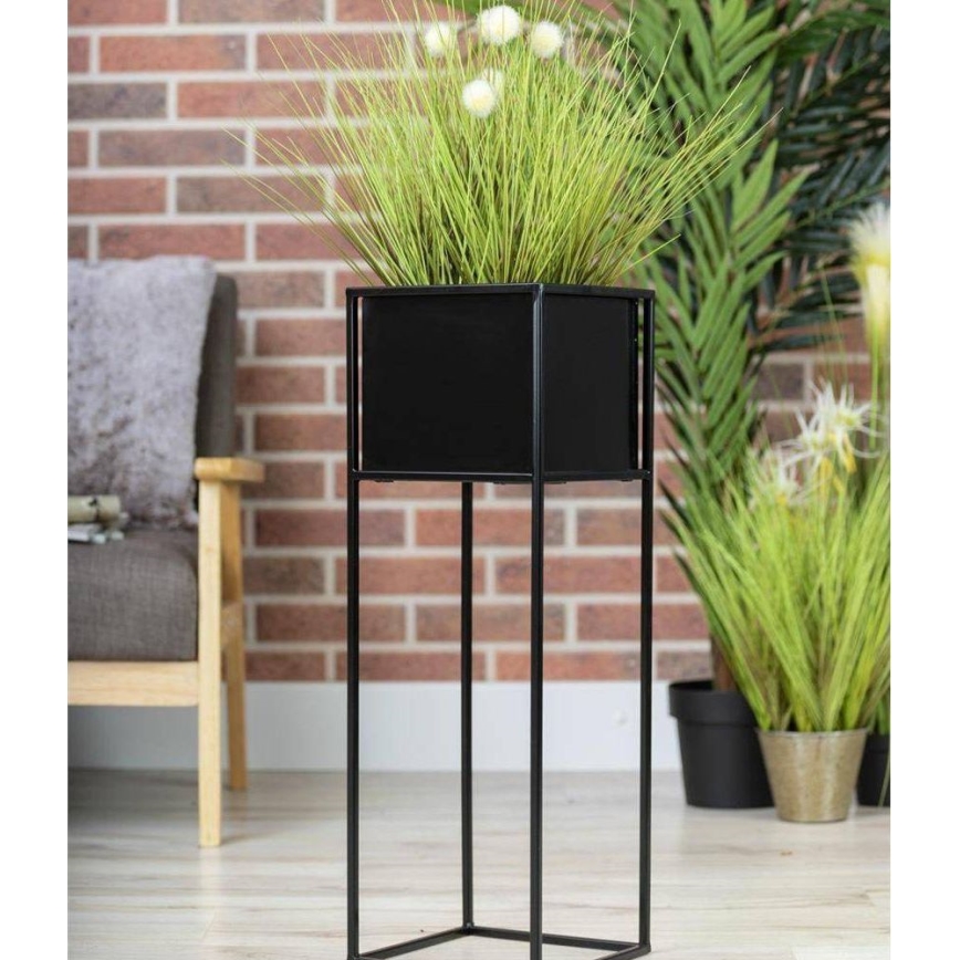 Suport pentru flori 70x24 cm negru