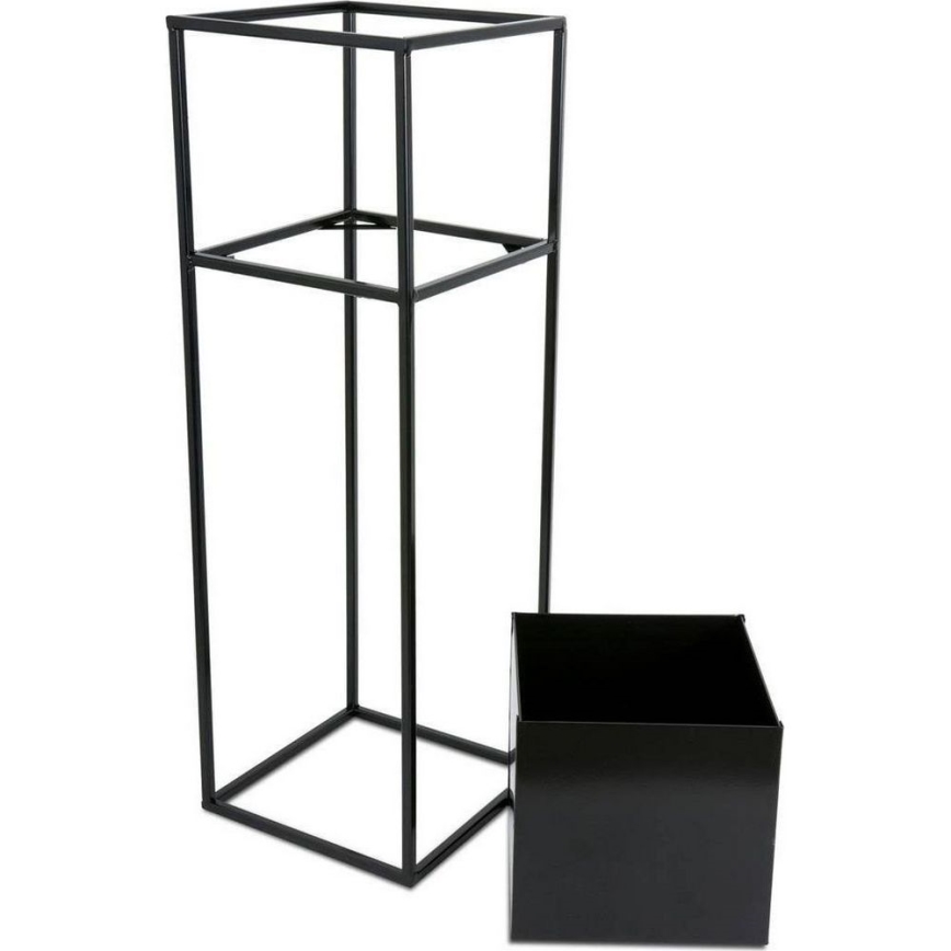 Suport pentru flori 70x24 cm negru