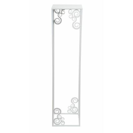 Suport pentru flori 80x24 cm alb