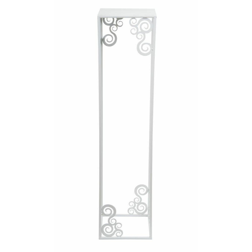 Suport pentru flori 80x24 cm alb