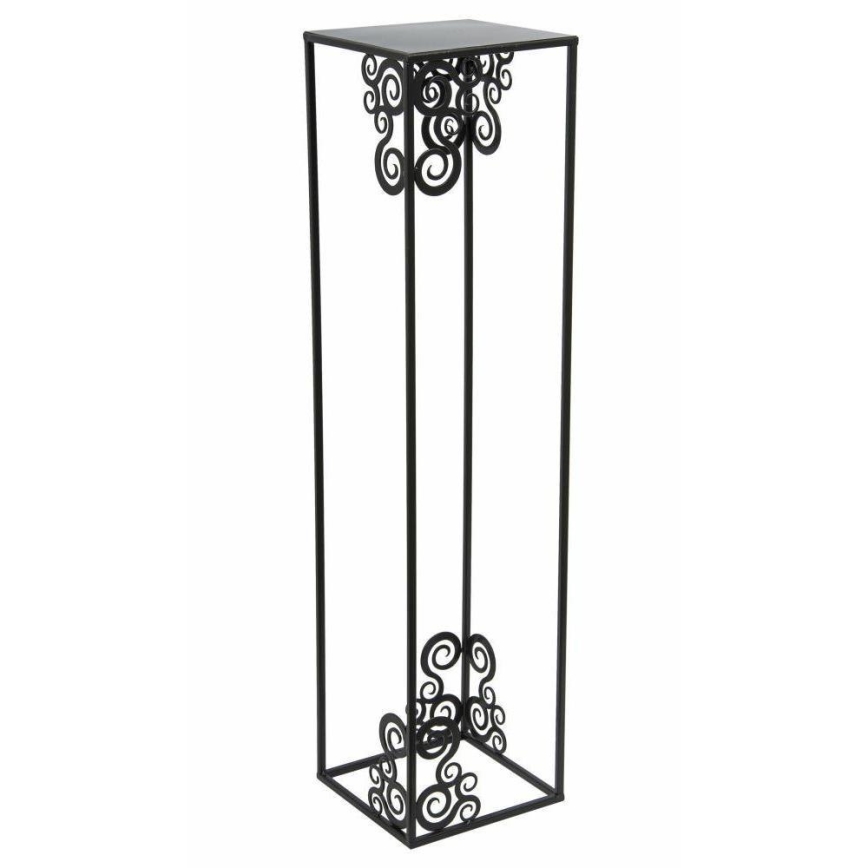 Suport pentru flori 80x24 cm negru