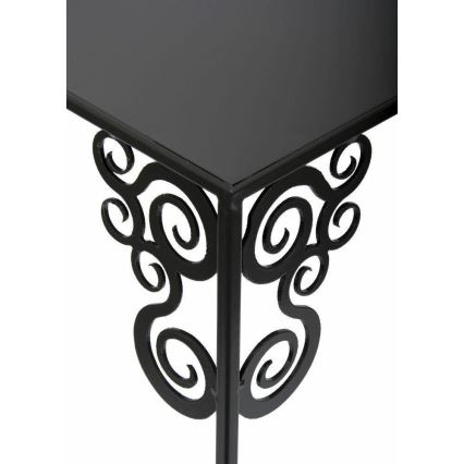 Suport pentru flori 80x24 cm negru