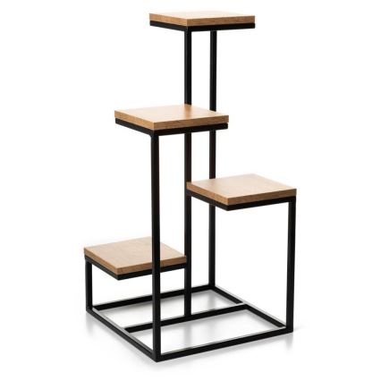 Suport pentru flori KASKADA 79x40 negru/maro