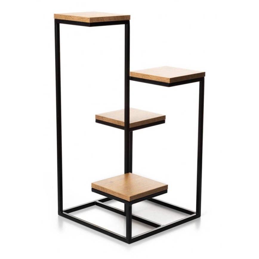 Suport pentru flori KASKADA 79x40 negru/maro