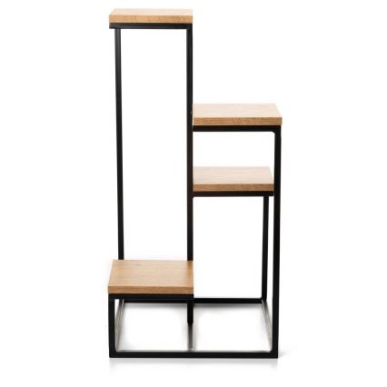 Suport pentru flori KASKADA 79x40 negru/maro