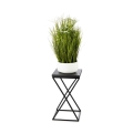 Suport pentru flori LOFT 40x24 cm negru