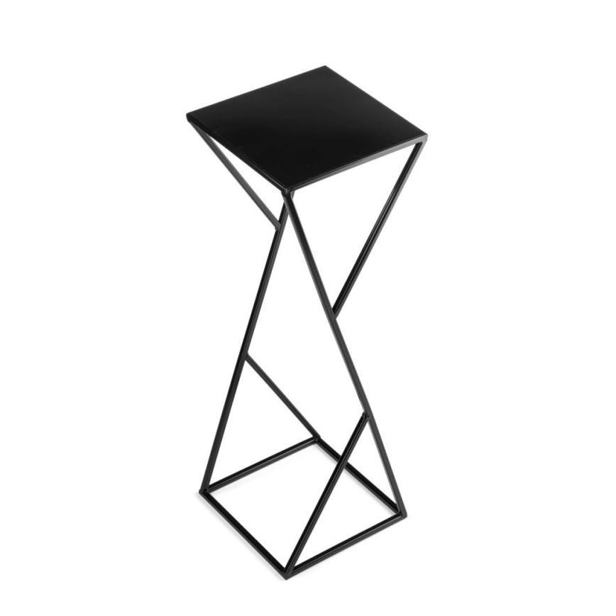 Suport pentru flori LOFT 70x23,5 cm negru