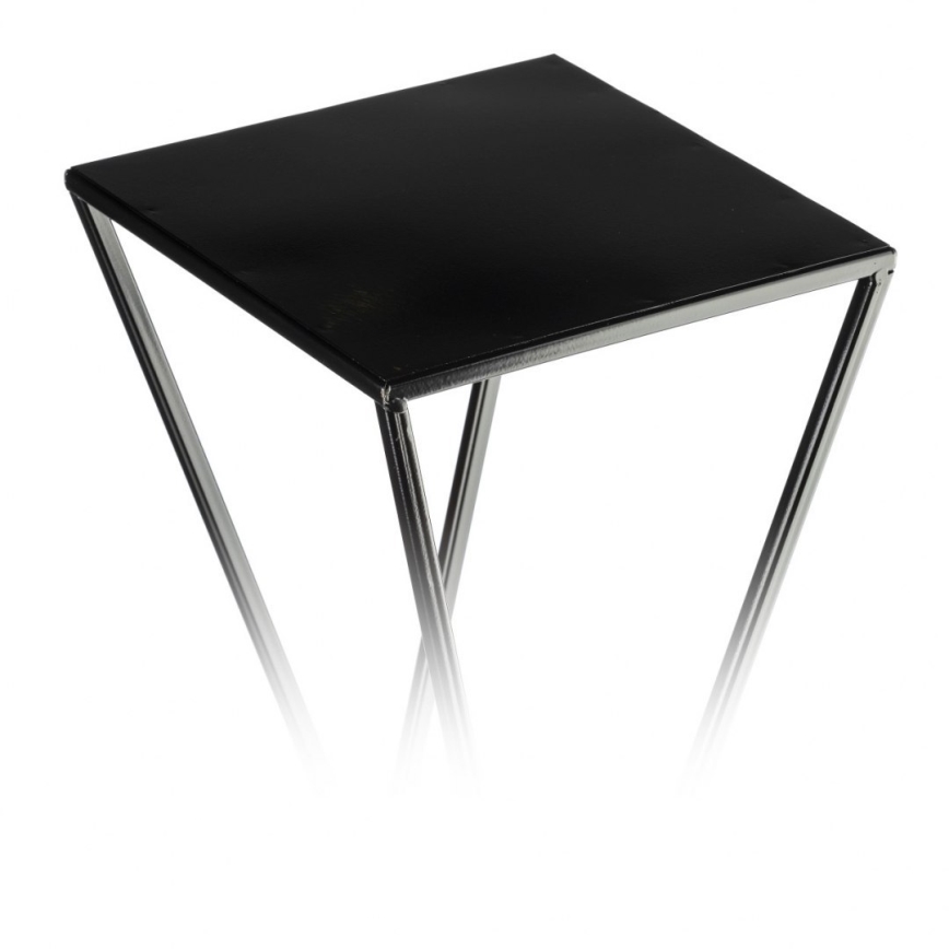 Suport pentru flori LOFT 70x23,5 cm negru