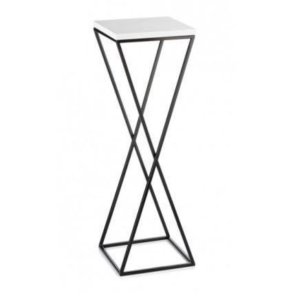 Suport pentru flori LOFT 70x24 cm negru/alb