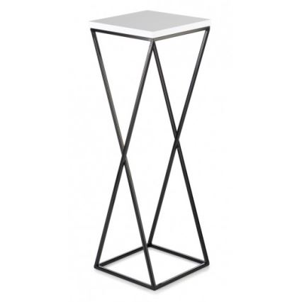 Suport pentru flori LOFT 70x24 cm negru/alb