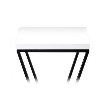 Suport pentru flori LOFT 70x24 cm negru/alb