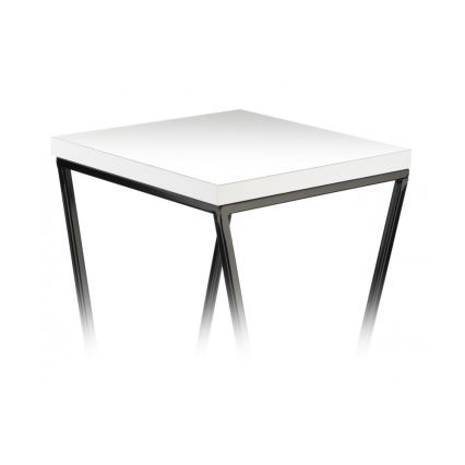 Suport pentru flori LOFT 70x24 cm negru/alb