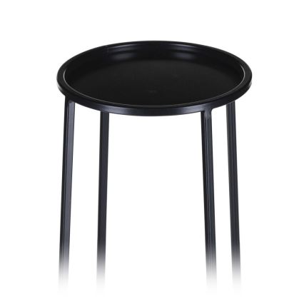 Suport pentru flori LOFT 70x24 cm negru