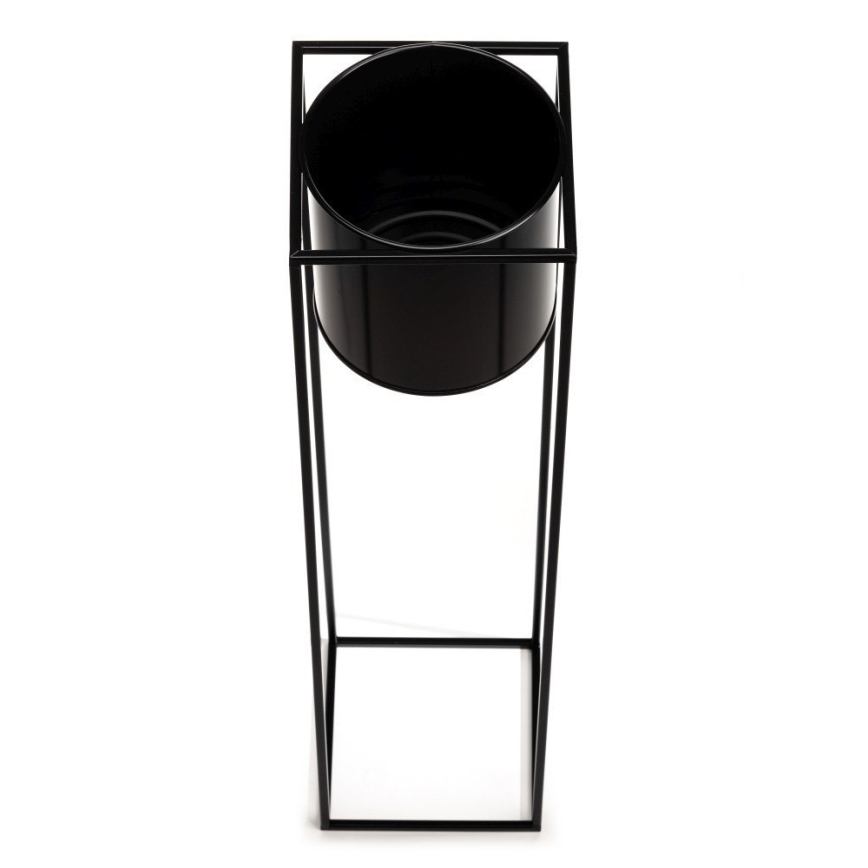 Suport pentru flori RING 100x23 cm negru