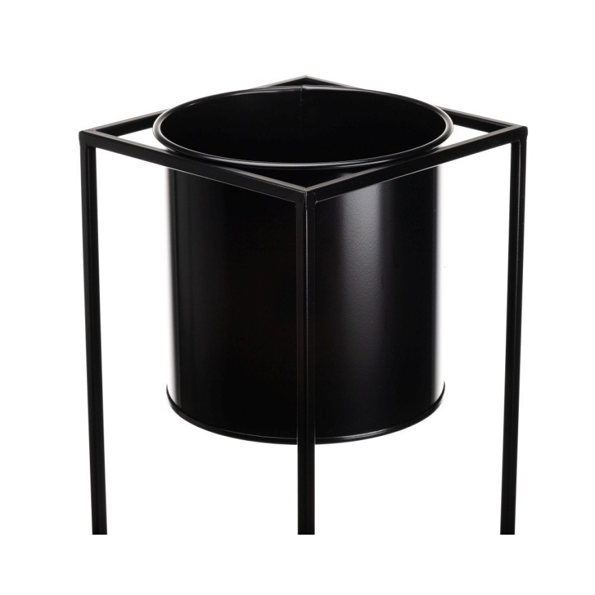 Suport pentru flori RING 100x23 cm negru