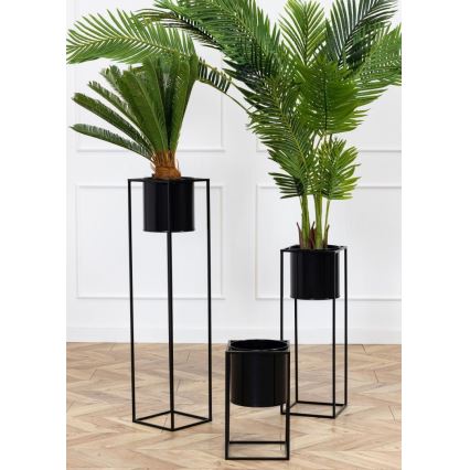 Suport pentru flori RING 40x23 cm negru