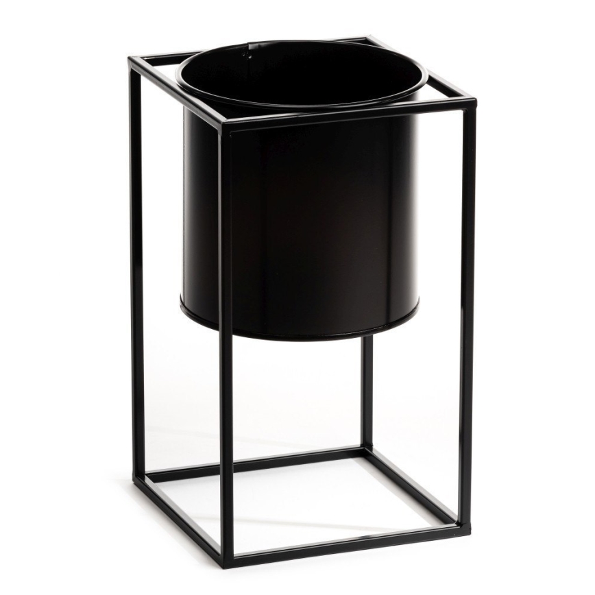 Suport pentru flori RING 40x23 cm negru