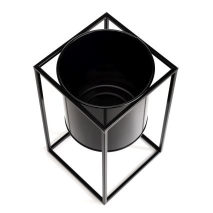 Suport pentru flori RING 40x23 cm negru