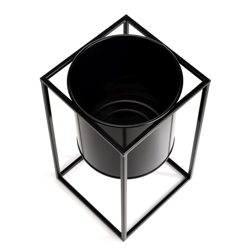 Suport pentru flori RING 40x23 cm negru