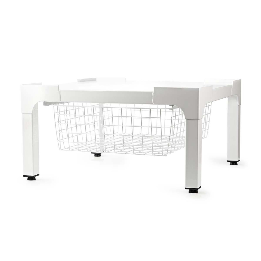 Suport pentru mașină de spălat și uscător cu spațiu de depozitare