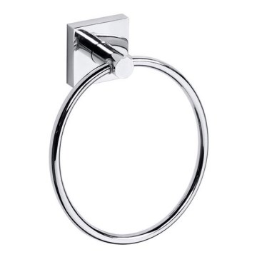 Suport pentru prosoape, 16,8 x 18,8 cm, argintiu