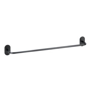 Suport pentru prosoape 64,5 x 7,2 cm inox/negru