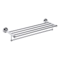 Suport pentru prosoape 66,5 x 12 cm, argintiu