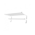 Suport pentru prosoape pentru calorifer de baie HF SHEFFIELD, 52 x 25,6 cm, alb
