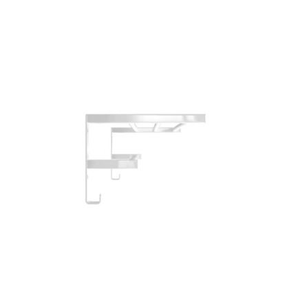 Suport pentru prosoape pentru calorifer de baie HF SHEFFIELD, 52 x 25,6 cm, alb