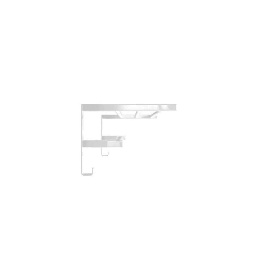 Suport pentru prosoape pentru calorifer de baie HF SHEFFIELD, 52 x 25,6 cm, alb