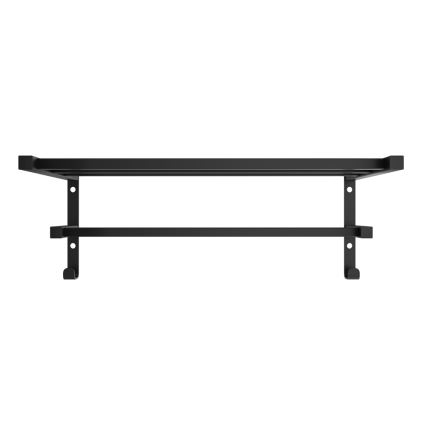 Suport pentru prosoape pentru calorifer de baie HF SHEFFIELD, 52x25,6 cm, negru