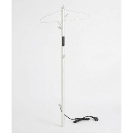 Suport pentru uscător electric de prosoape, 45 x 12,2 cm, alb