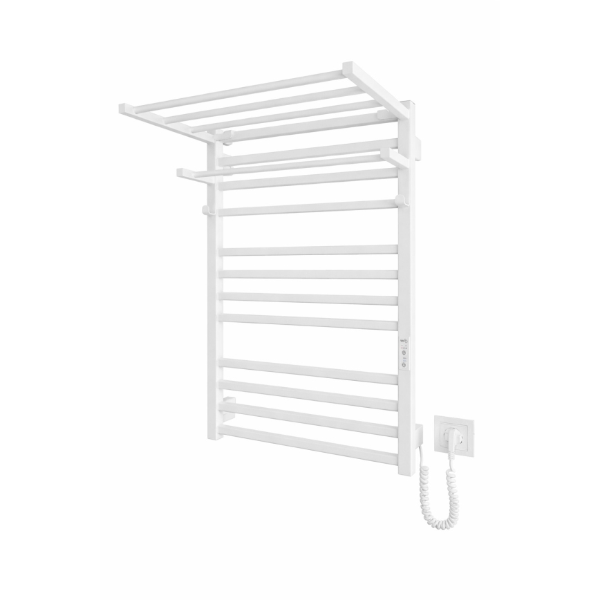 Suport prosoape HF SHEFFIELD pentru radiator de baie, 52 x 28,4 cm, alb