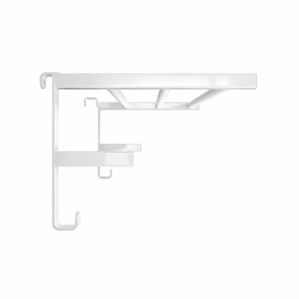 Suport prosoape HF SHEFFIELD pentru radiator de baie, 52 x 28,4 cm, alb