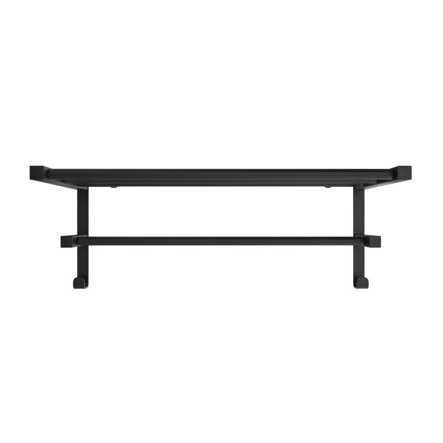 Suport prosoape HF SHEFFIELD pentru radiator de baie, 52 x 28,4 cm, negru