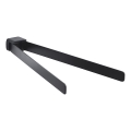Suport rotativ de perete pentru prosoape Gedy PIRENEI 36 cm negru mat