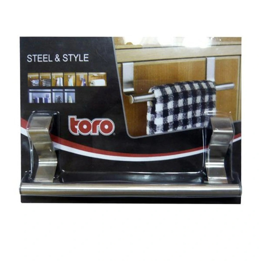 Suport suspendat pentru prosoape de bucătărie 8x23,5 cm oțel inoxidabil