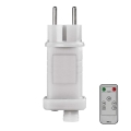 Sursă de alimentare pentru conectarea surselor de lumină de Crăciun Sursă de alimentare pentru conectarea surselor de lumină de Crăciun 230V IP44 + telecomandă