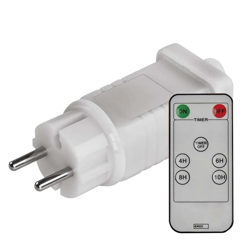 Sursă de alimentare pentru conectarea surselor de lumină de Crăciun Sursă de alimentare pentru conectarea surselor de lumină de Crăciun 230V IP44 + telecomandă