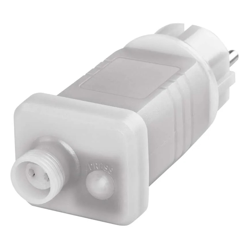 Sursă de alimentare pentru conectarea surselor de lumină de Crăciun Sursă de alimentare pentru conectarea surselor de lumină de Crăciun 230V IP44 + telecomandă