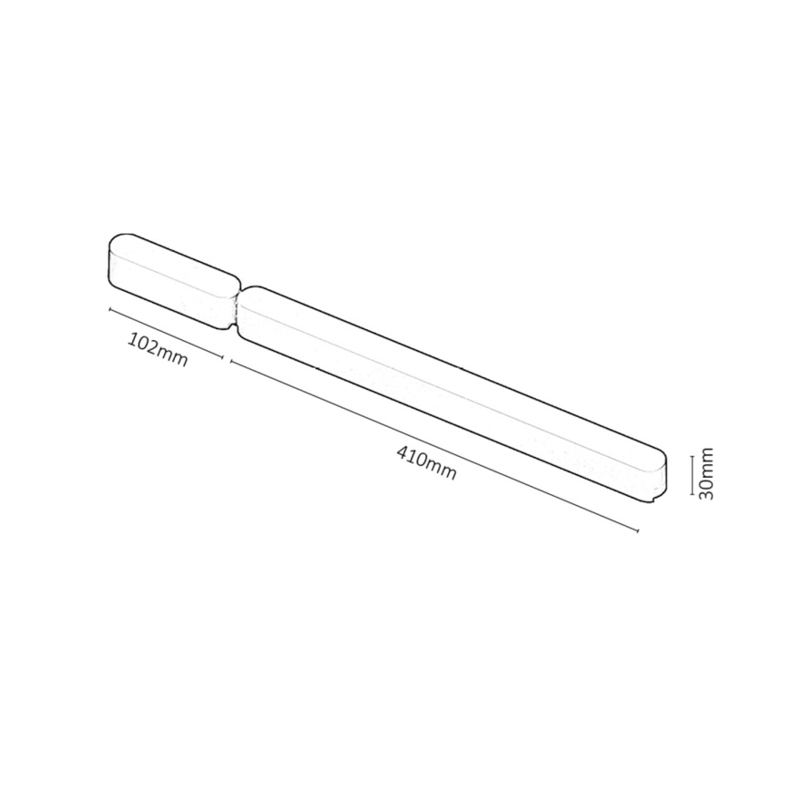 Sursă de alimentare pentru corpuri de iluminat în sistem de șină Rabalux 180W/24V 10,2 + 41 cm negru