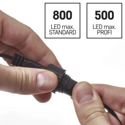 Sursă de alimentare pentru șiruri de lumini de Crăciun interconectabile 12W/230V IP44