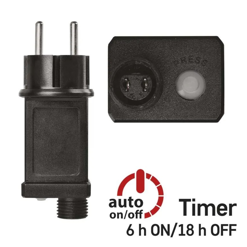 Sursă de alimentare pentru șiruri de lumini de Crăciun interconectabile 12W/230V IP44