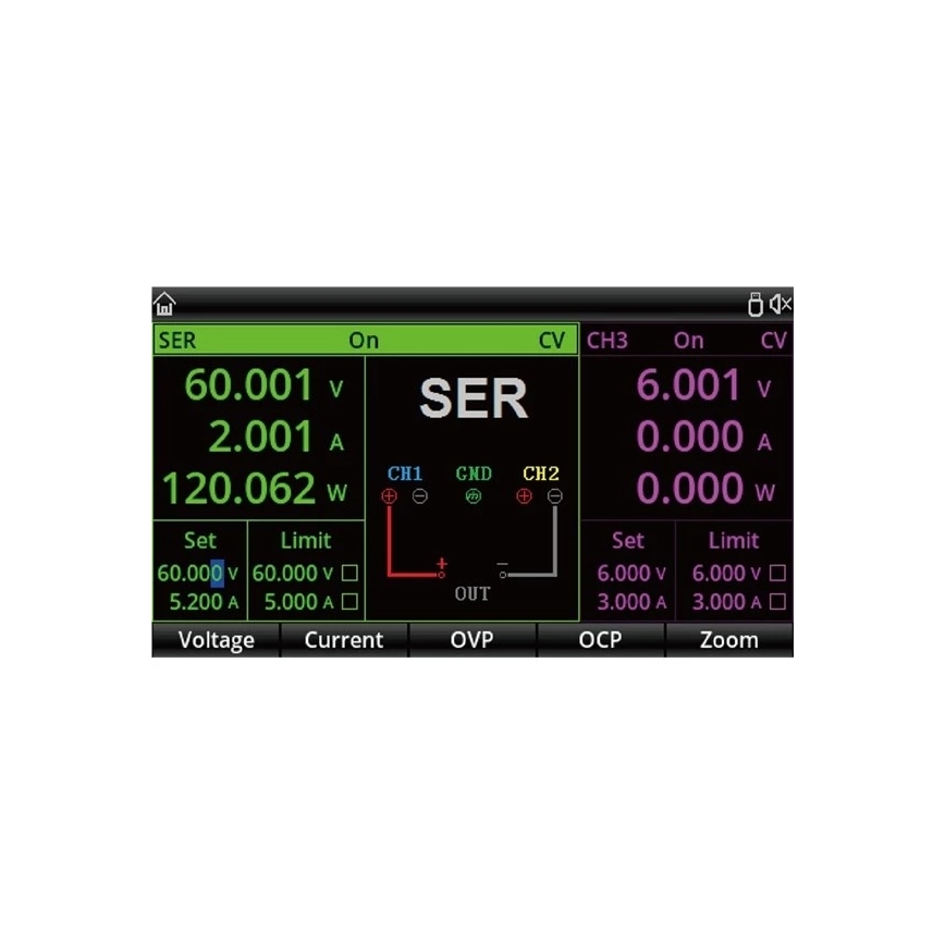 Sursă de laborator Uni-T UDP3305S UDP3305S 0-30V/0-6A
