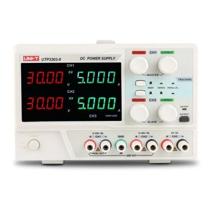 Sursă de laborator Uni-T UTP3303-II, 0–32 V / 0–3 A